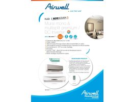 UI Clim Airwell HJD 12 mono/multisplit - Unité intérieure